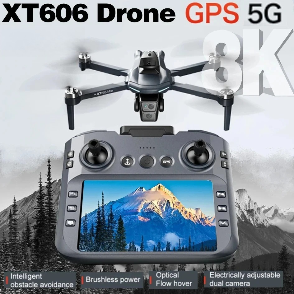 Jjrc Drone X12 - オリジナルXT606ドローン プロフェッショナル 8K HDカメラ 5G GPS