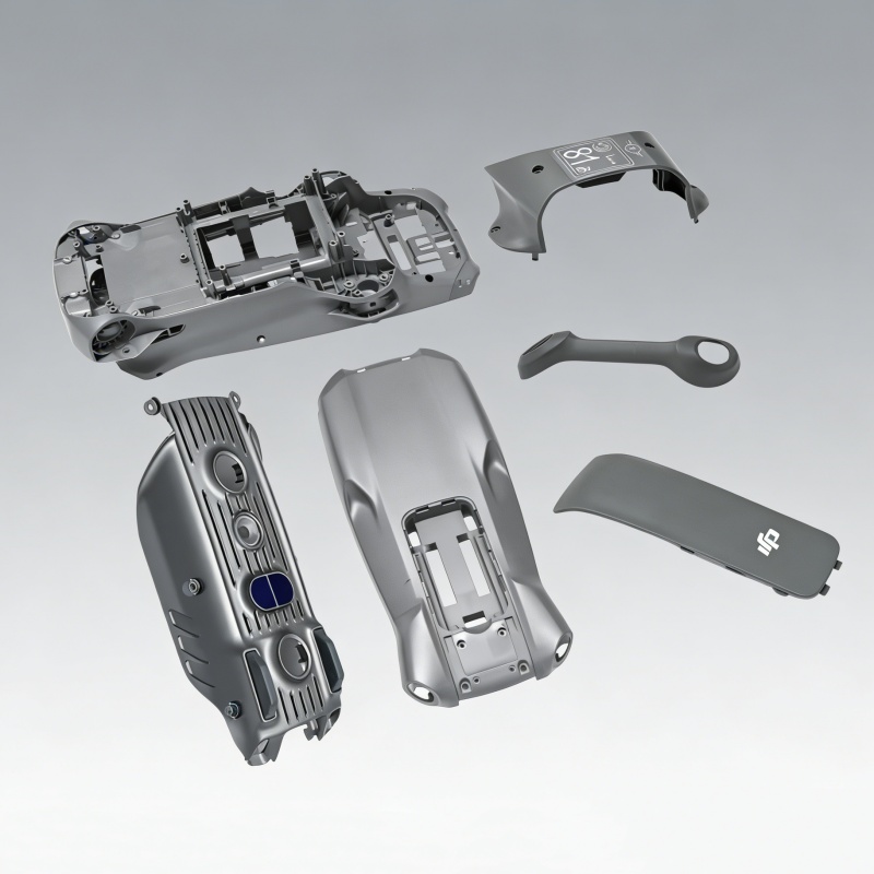 Drone Battery Case - オリジナルボディシェルアッパーシェルミドルフレームボトムシェル4GモジュールジンバルカバーアクセサリーDJI Air 3 Air3Sに適しています