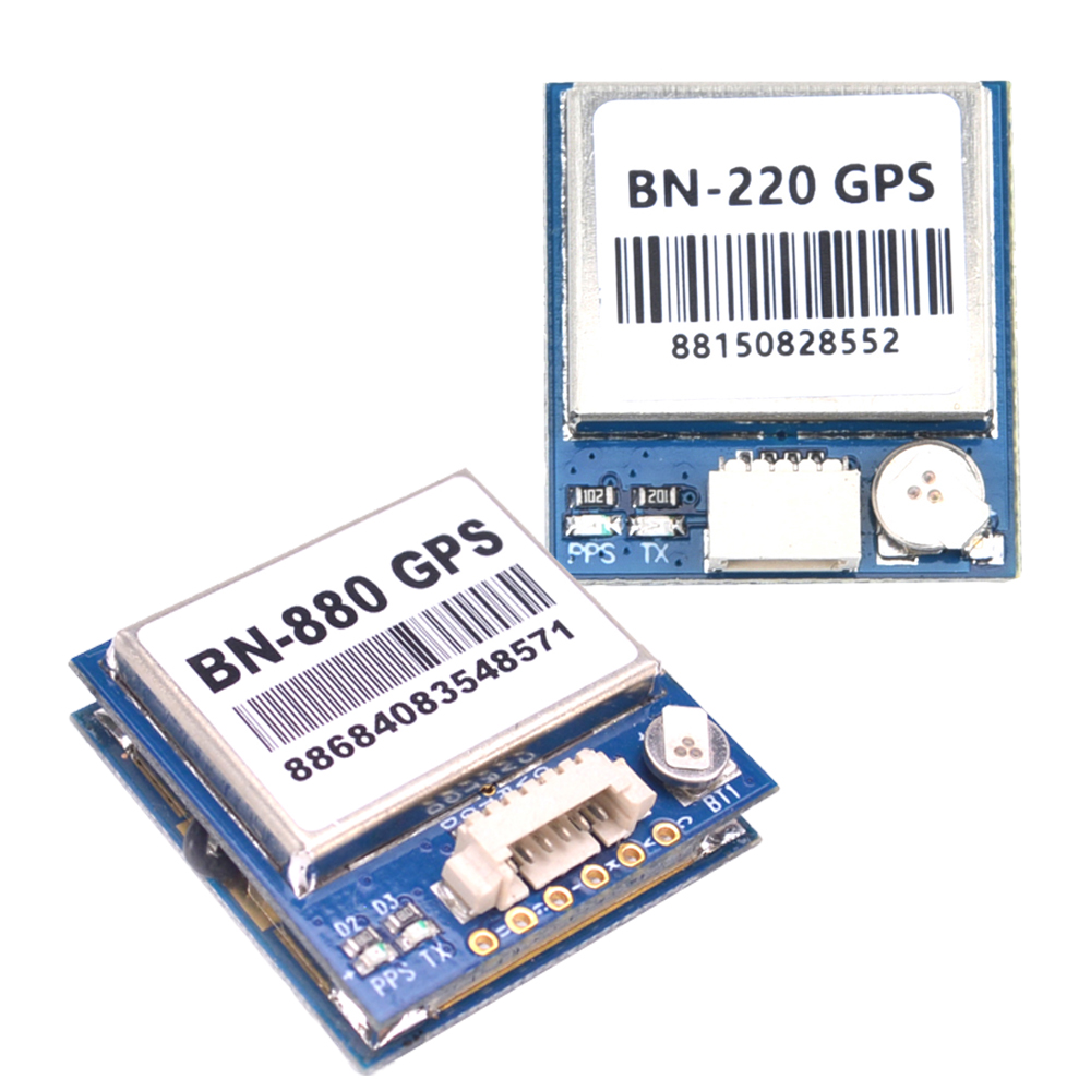 Drone Battery Lipo - FPVドローン、RCレーシングクアッドコプター用、ケーブル付きのBN880 BN220 GPS/GLONASSアンテナモジュール