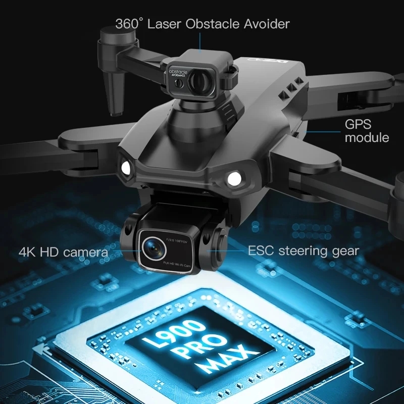 L900 Pro MAX GPS ドローン 4K プロフェッ - Drone Battery Case のレビューと価格