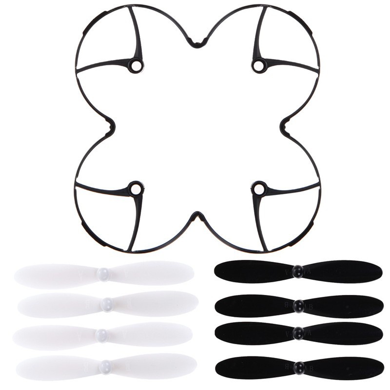 Hubsan X4/X6 プロペラガードリング + 8 個の - Drone Battery Case のレビューと価格